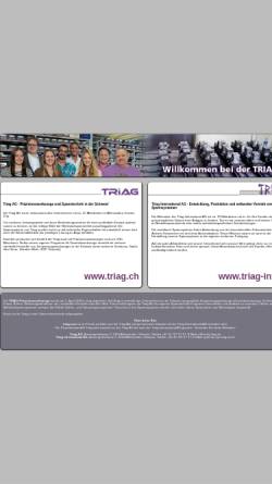 Vorschau der mobilen Webseite www.triag.com, Triag Präzisionswerkzeuge, Allenwinden