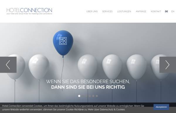 Vorschau von www.hotelconnection.ch, Hotel Connection