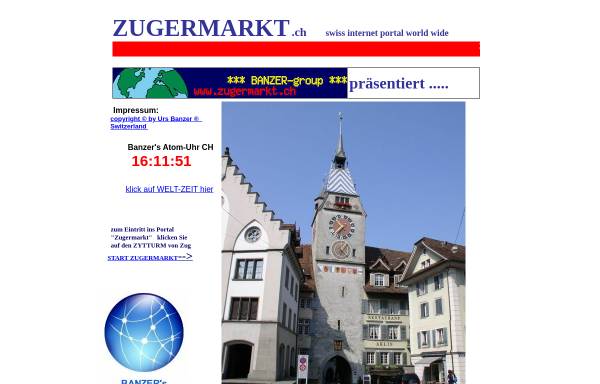 Vorschau von www.zugermarkt.ch, Zugermarkt