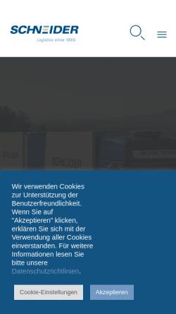 Vorschau der mobilen Webseite www.tfm-ch.com, Total Freight Management GmbH