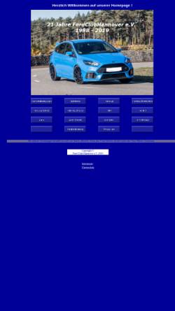 Vorschau der mobilen Webseite www.ford-club-hannover.de, Ford Club Hannover