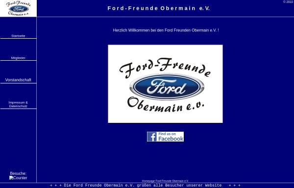 Vorschau von www.ford-freunde-obermain.de, Ford-Freunde Obermain e.V.