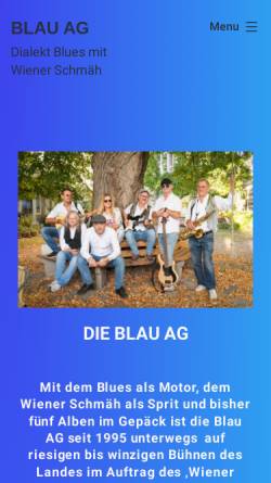 Vorschau der mobilen Webseite blauag.org, Blau AG