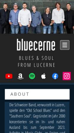 Vorschau der mobilen Webseite www.bluecerne.ch, Bluecerne