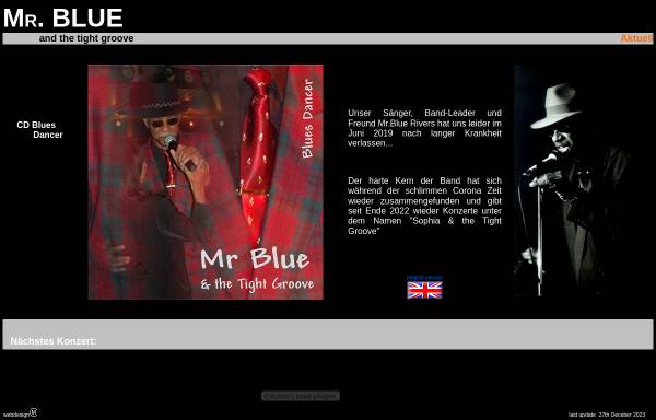 Vorschau von www.mrblue.ch, Mr. Blue & the tight groove