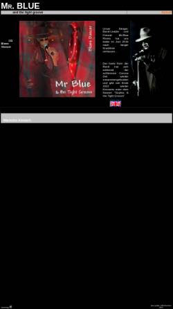 Vorschau der mobilen Webseite www.mrblue.ch, Mr. Blue & the tight groove