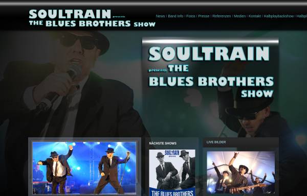 Vorschau von www.sbbb.de, Soultrain - Blues Brothers Show