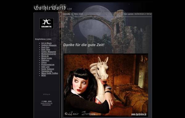 Vorschau von www.the-gothicworld.de, Gothicworld