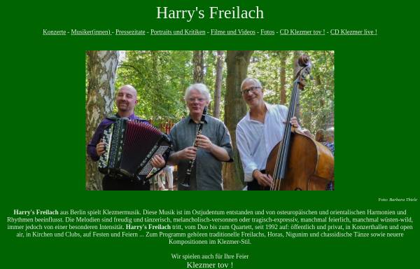 Vorschau von www.freilach.com, Harry's Freilach