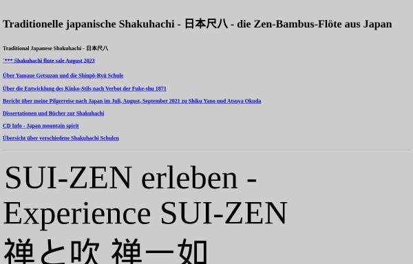 Vorschau von www.shakuhachi.de, Shakuhachi