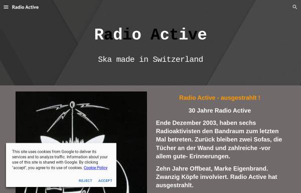 Vorschau von www.radioactive.ch, Radio Active