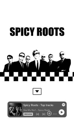 Vorschau der mobilen Webseite www.spicy-roots.de, Spicy Roots