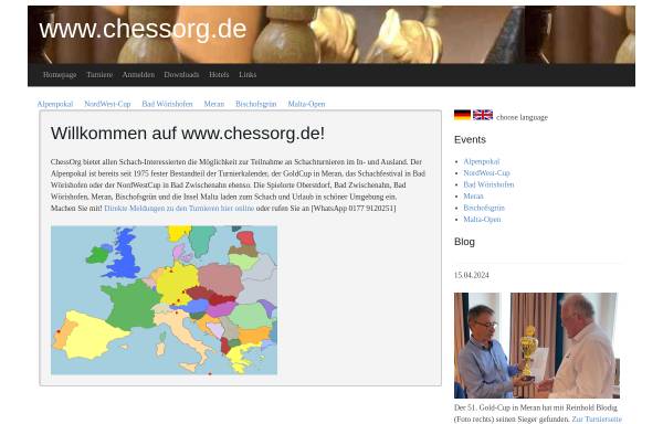 Vorschau von www.chessorg.de, ChessOrg