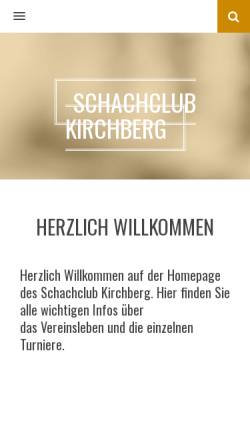 Vorschau der mobilen Webseite www.sckirchberg.ch, Schachclub Kirchberg