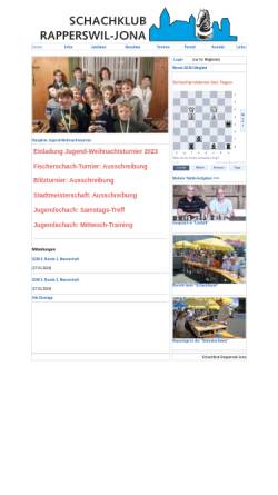 Vorschau der mobilen Webseite www.schach-rj.ch, Schachclub Rapperswil-Jona
