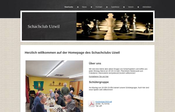 Vorschau von www.schachuzwil.ch, Schachclub Uzwil