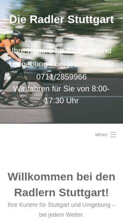 Vorschau der mobilen Webseite die-radler.de, Die Radler