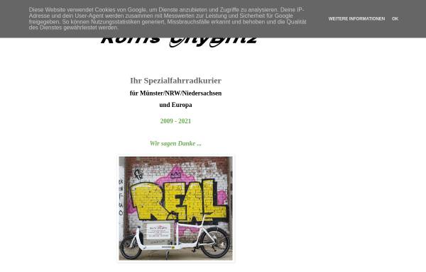 Vorschau von rolliscityblitz.blogspot.com, Rollis City-Blitz Fahrradkurier