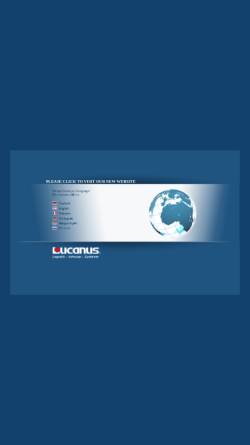 Vorschau der mobilen Webseite www.lucanus.com, Lucanus Roboter GmbH
