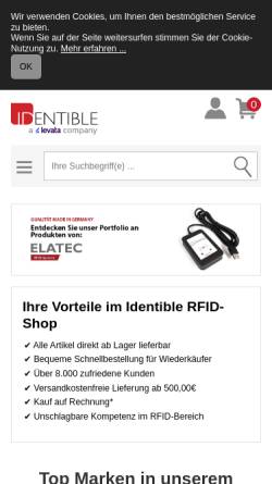 Vorschau der mobilen Webseite rfid-informationen.de, RFID-Informationen