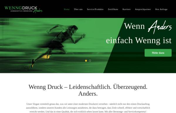 Vorschau von www.wenng.de, Wenng Druck