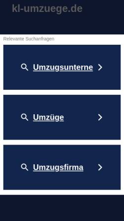Vorschau der mobilen Webseite www.kl-umzuege.de, K. L.-Umzüge Eva Löffler