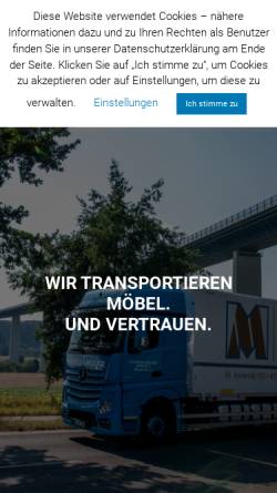 Vorschau der mobilen Webseite www.michels-umzug.de, Egon Michels GmbH