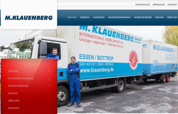 Vorschau von www.klauenberg.de, M. Klauenberg KG