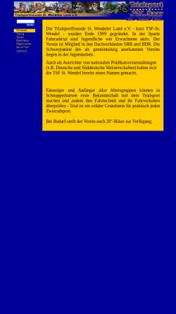 Vorschau der mobilen Webseite www.trialsport-saar.de, TSF Trialsportfreunde St. Wendeler Land e.V.