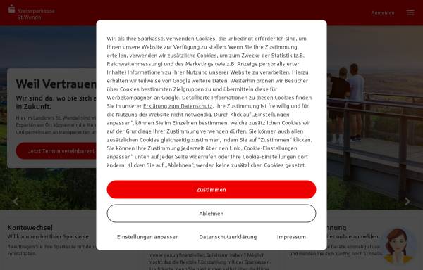 Vorschau von www.kskwnd.de, KSK Kreissparkasse