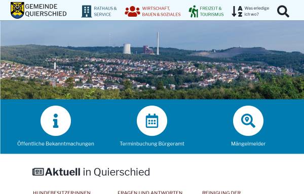 Vorschau von www.quierschied.de, Gemeinde Quierschied