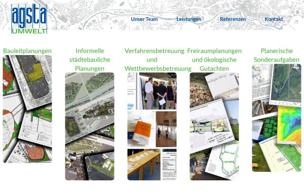 Vorschau von www.agsta.de, Agsta Umwelt Arbeitsgruppe Stadt- und Umweltplanung GmbH