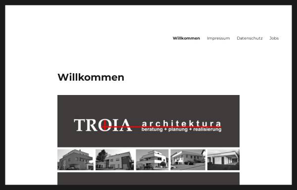 Vorschau von www.troia-architektura.de, Architekturbüro Troia Dipl.-Ing. (FH) Gaetano Troia