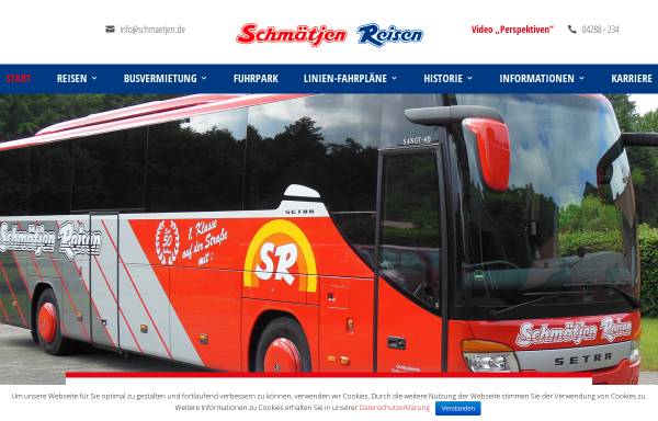Vorschau von www.schmaetjen.de, Schmätjen-Reisen