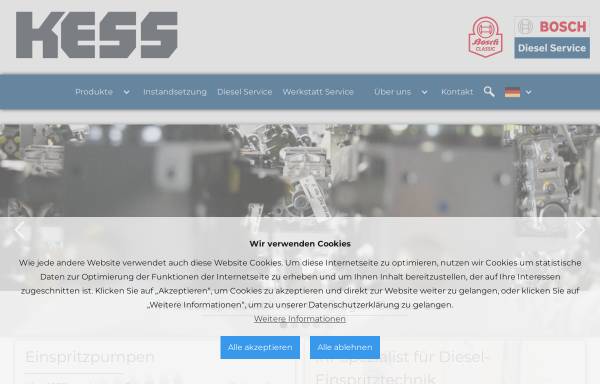 Vorschau von www.kess-web.de, Gebrüder Kess GmbH Klaus und Christof Kess