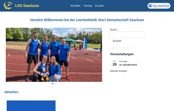 Vorschau von www.lsg-saarlouis.de, LSG Leichtathletik Startgemeinschaft