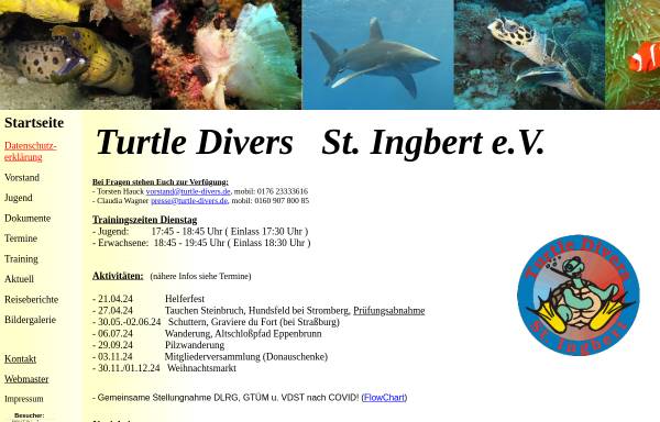 Vorschau von www.turtle-divers.de, Turtle Divers St.Ingbert