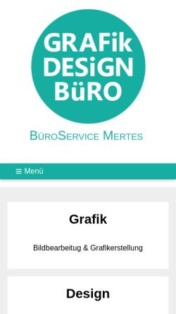 Vorschau der mobilen Webseite www.buero-mertes.de, Büroservice Martina Mertes