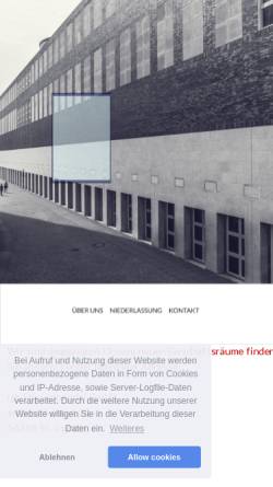 Vorschau der mobilen Webseite www.igb-fliesenhandel.de, IGB Fliesenhandel GmbH
