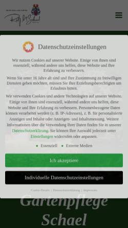 Vorschau der mobilen Webseite gartenpflege-schael.de, Gartenpflege Schael