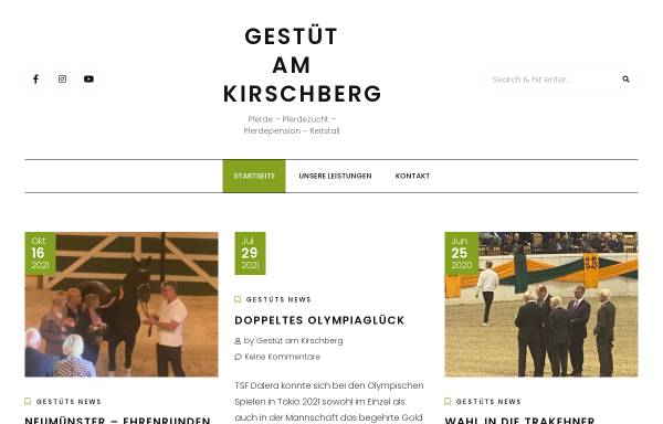 Vorschau von www.gestuet-am-kirschberg.de, Gestüt am Kirschberg