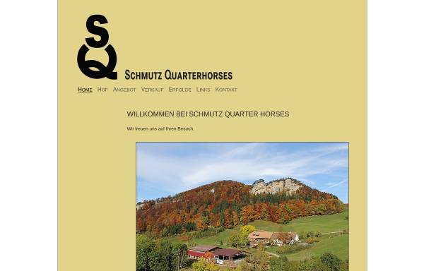 Vorschau von www.quarterhorse.ch, Schmutz Quarter- und Painthorses