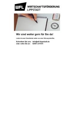 Vorschau der mobilen Webseite www.wfl-lippstadt.de, Wirtschaftsförderung Lippstadt (WFL) GmbH