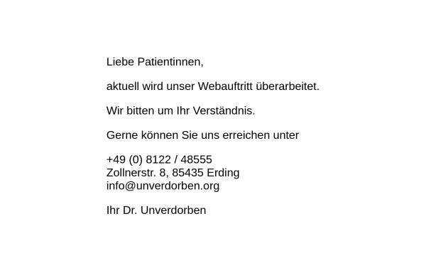 Dr med. Werner Unverdorben