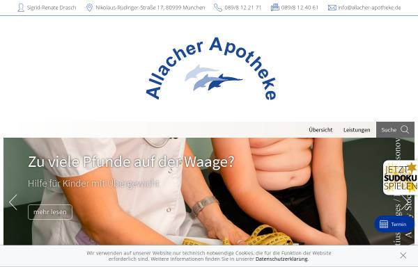 Vorschau von www.allacher-apotheke.de, Allacher Apotheke