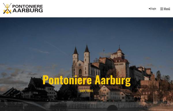 Vorschau von www.pontoniereaarburg.ch, Pontonierfahrverein Aarburg