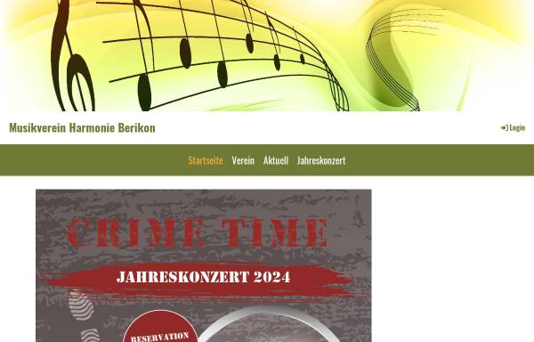 Vorschau von www.harmonieberikon.ch, Musikverein Berikon
