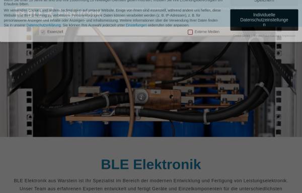Vorschau von www.ble-elektronik.de, BLE Elektronik - Ing.-Büro BLE