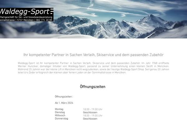 Vorschau von www.waldegg-sport.ch, Waldegg Sport