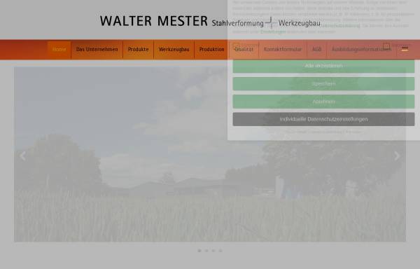 Vorschau von www.walter-mester-gmbh.de, Walter Mester GmbH & Co. KG